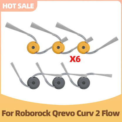 Compatible with Roborock Qrevo Curv 2 Flow / Qrevo Edge 2 Flow / Saros 20 Flow Roller Mop Main Side Brush Filter Dust Bag Parts