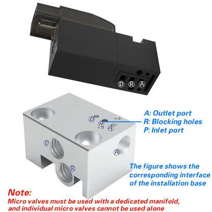 High frequency 10mm miniature solenoid valve air valve knitting machine sock machine control valve 24V12V6V vacuum valve