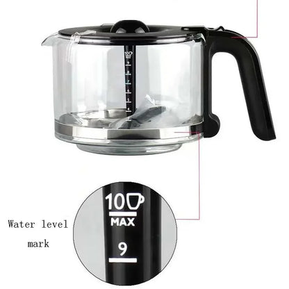 Compatible with Philips HD7761 HD7762 HD7765 HD7766 HD7767 HD7768 HD7769 Coffee Machine Glass Pot Filter Funnel Parts