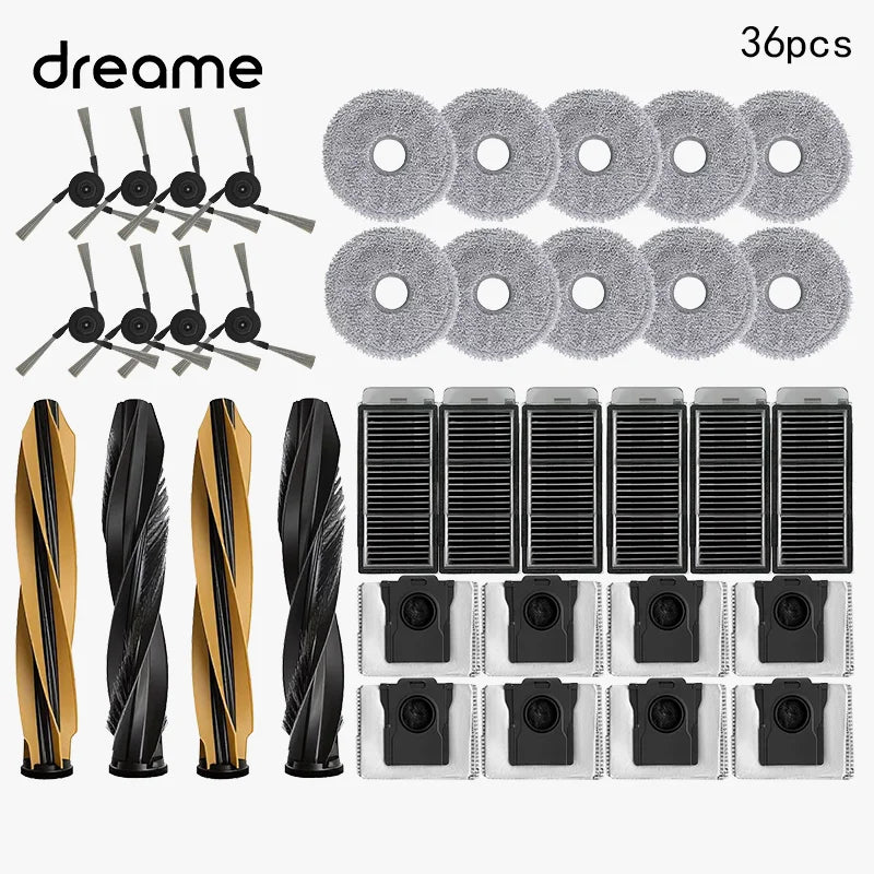 Dreame Matrix10 Pro / Matrix10 Ultra Robot Vacuum Cleaner Replacement Accessories Main Side Brush Filter Mop Cloth Dust Bag