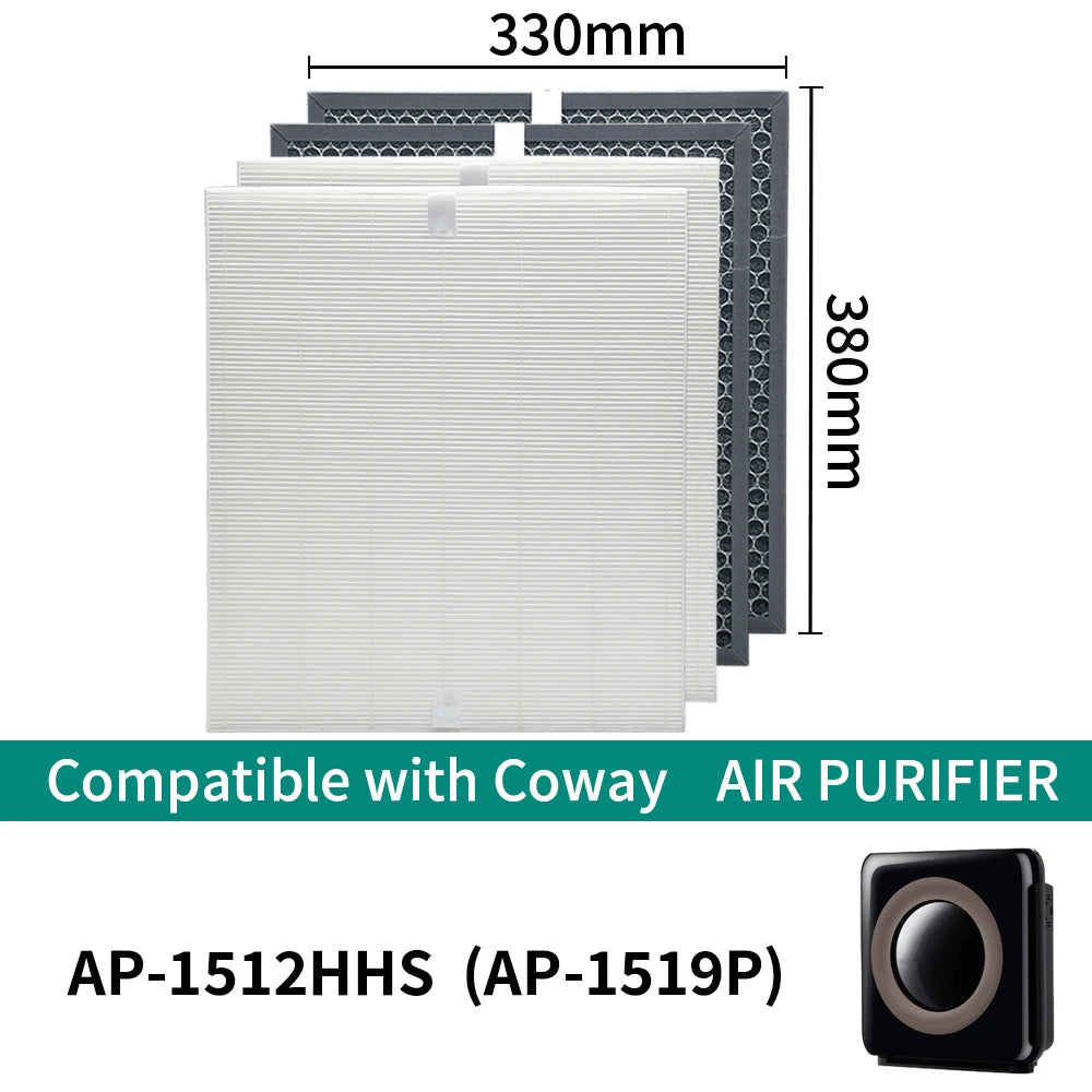 AP-1512HHS / H13 HEPA Filter With Activated Carbon For Coway AP-1512HHS / AP-1518 Air Purifier Replacement Part