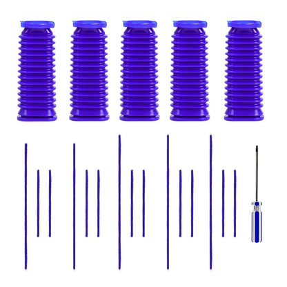 For Dyson V6 V7 V8 V10 V11 Vacuum Accessories Washable Household Floor Brush Roller Blue Hose Soft Velvet Strips