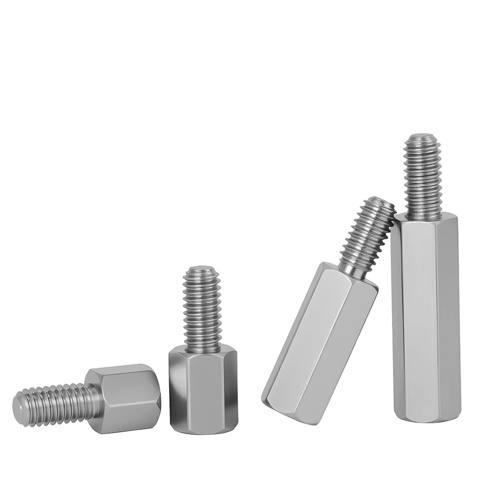 Hex Standoff Male to Female Standoff Spacer Screw M2 M3 M4 M6 M8 303 Stainless Steel PCB Motherboard Rack Stud Length 5~50mm