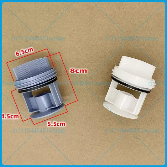 Washer Drainage Pump for Siemens Compatible with Bosch WM1095/1065 WD7205 Washing Machine Drain Outlet Seal Cover Plug Replacement Accessories