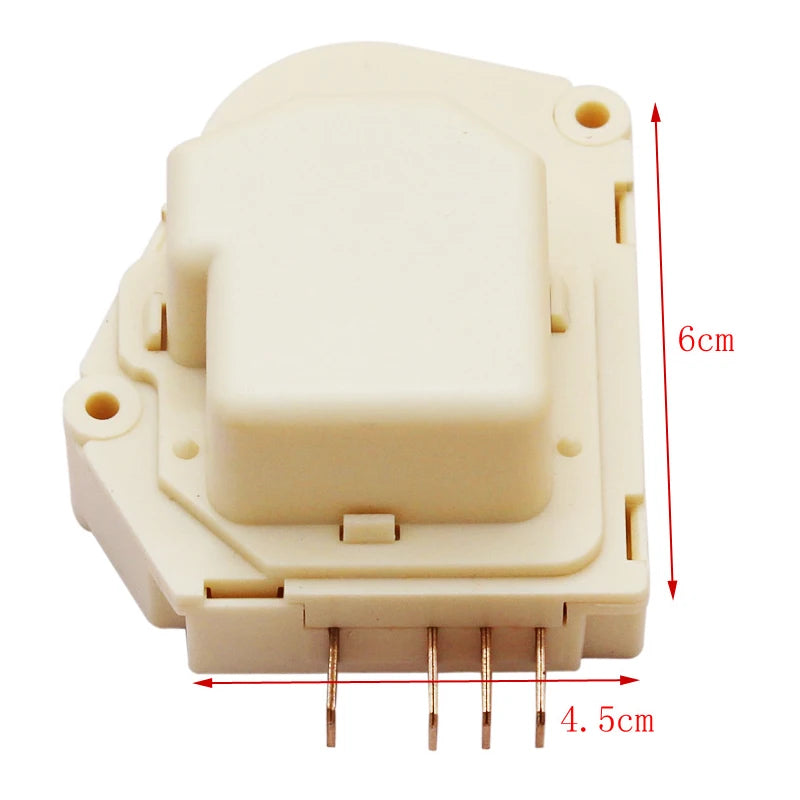 BEHAIVAN 100-120V Refrigerator Defrost Timer and 6 Hours Parts Electric Appliance Accessories
