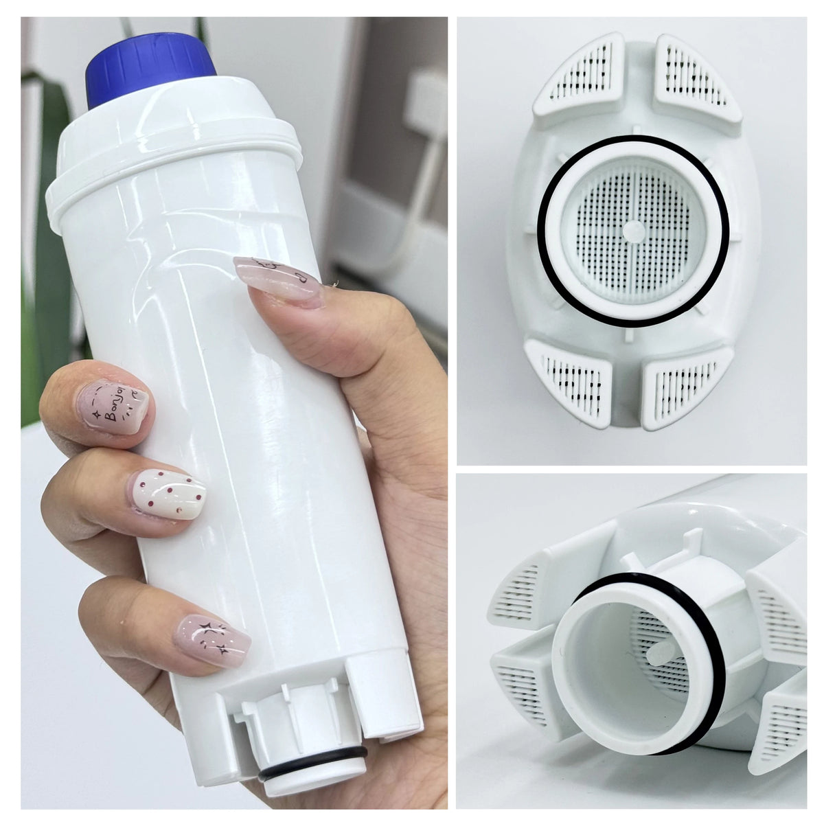 Coffee Machine Water Filter for DeLonghi - Fits EC800, ECAM, ETAM, ESAM, BCO400 Series, Replaces DLSC002, SER3017, 551329811, Ac