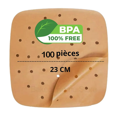 Disposable Air Fryer Baking Parchment Liners Perforated Parchment Paper for Cosori Ninja Air Fryer Accessories Steamer Oven