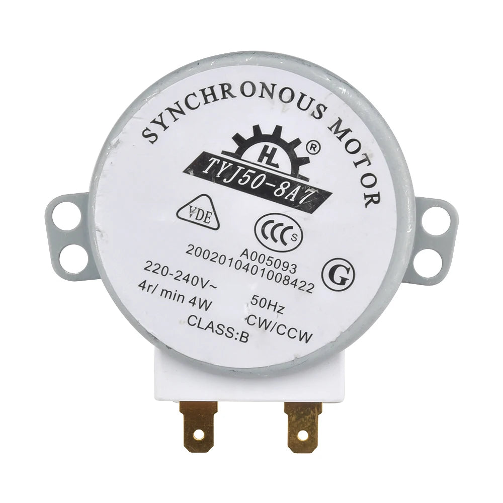 TYJ50-8A7 AC 220V Brushless Motor Non Directional Synchronous Motor CW/CCW Motor For Microwave Turntable Glass Tray