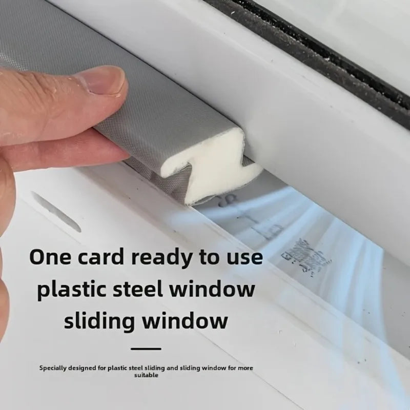 TPU Seal Strip Set for Sliding Windows and Door Windproof Soundproof Dustproof for Outer Inner Middle Gap Door Bottom