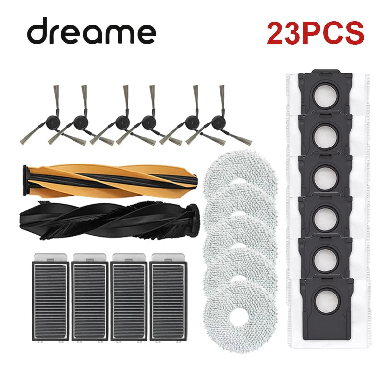 Dreame X50 Ultra / L50 Pro Ultra / S40 Enhanced Edition Vacuum Parts Main Roller Side Brush Hepa Filter Mop Cloth Dust Bag