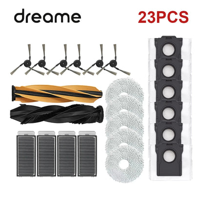 Dreame X50 Ultra / L50 Pro Ultra / S40 Enhanced Edition Vacuum Parts Main Roller Side Brush Hepa Filter Mop Cloth Dust Bag