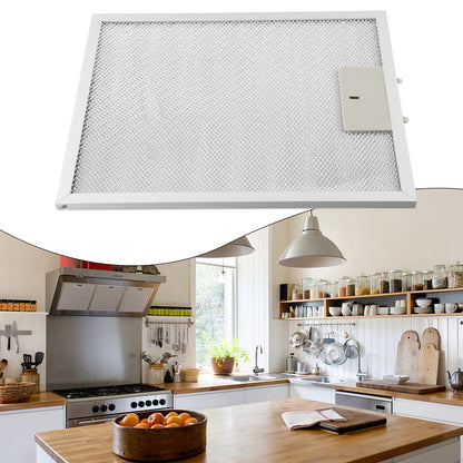 Keep Your Range Hood at Peak Performance with Silver Cooker Hood Filters Metal Mesh Extractor Vent Filter 300 x 252x 9mm