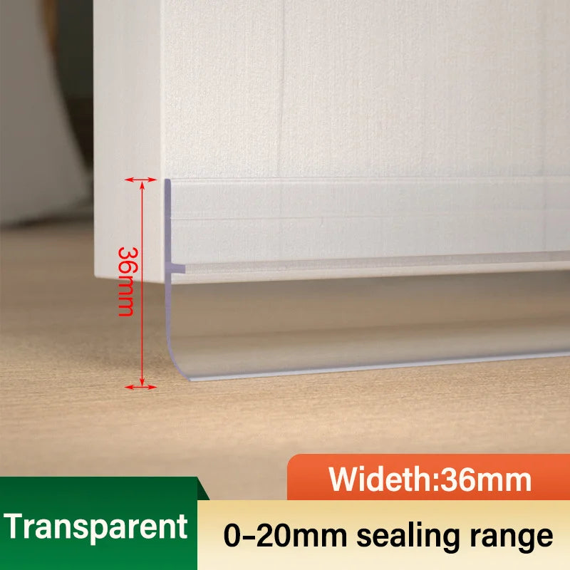 Self-Adhesive Thickened Door Bottom Sealing Strip Thermal Insulation Door Weatherstrip Anti-cold Window Draft Stopper Tape