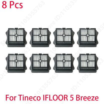For Tineco IFLOOR 5 Breeze Complete Wet/Dry All-in-One Vacuum Cleaner Spare Parts Brush Roller and HEPA Filter Replacement Acces