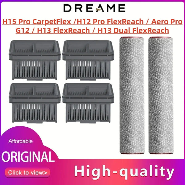 Dreame Aero Pro Filter Roller Brush Accessories For H15 Pro/H12 Pro FlexReach/G12 /H13 Dual FlexReach Wet Dry Vacuum Spare Parts