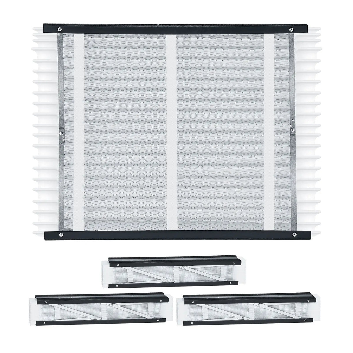 20 x 25 x 4 Furnace Filter, HVAC Ac Filters,12-Month Electrostatic Pleated Air Conditioner Filters, 4-Pack (Actual Size