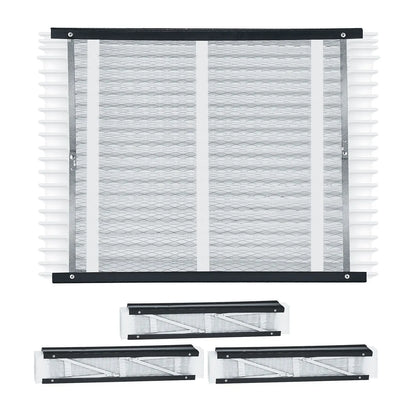 20 x 25 x 4 Furnace Filter, HVAC Ac Filters,12-Month Electrostatic Pleated Air Conditioner Filters, 4-Pack (Actual Size