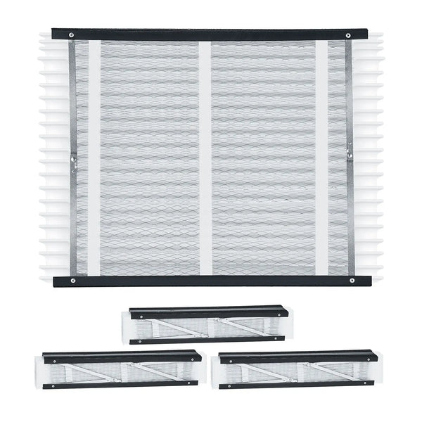 20 x 25 x 4 Furnace Filter, HVAC Ac Filters,12-Month Electrostatic Pleated Air Conditioner Filters, 4-Pack (Actual Size