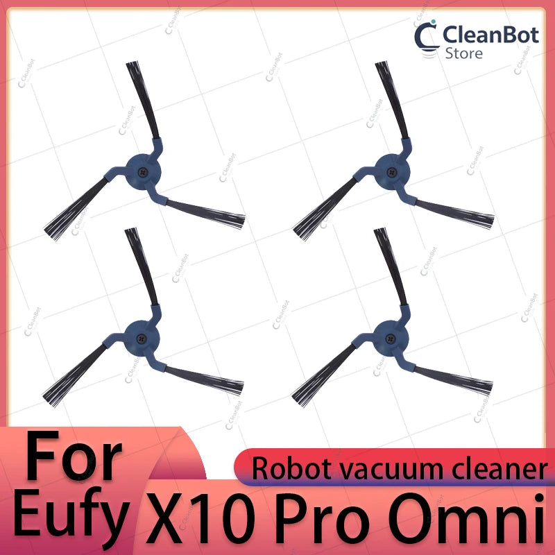 Accessories Compatible with Eufy X10 Pro Omni Robot Vacuum Dust Bag Hepa Filter Roller Side Brush Mop Cloth