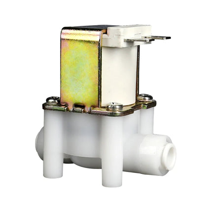 1/4" 3/8" Plastic Motorized Solenoid Valve DN8 DN10 Quick Plug Drinking Fountain Pure Water Machine Solenoid Valve 12V 24V 220V