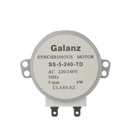 AC 220/240V 50Hz 5RPM 4W 50Hz Microwave Oven 49mm Dia Synchronous Motor SS-5-240-TD