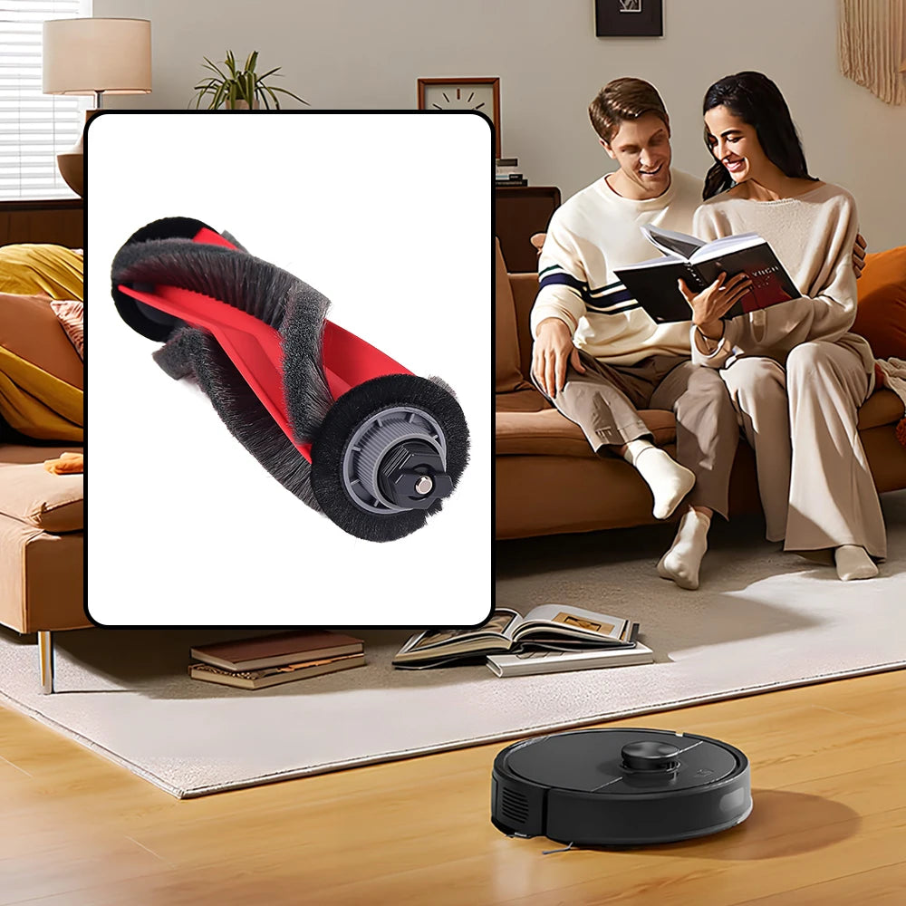 Replacement Main Brush Compatible with Roborock Q7 M5+ Q7 M5 Q7 TF Q7 TF+ Q7 L5 Q7 L5+ Q7B Q7T+ Robot Vacuum Roller Brush Accessories Parts