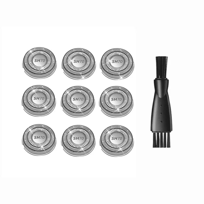 SH70 3/6/9PCS Replacement Head Blades Compatible with Norelco Series 7000 Electric Shavers