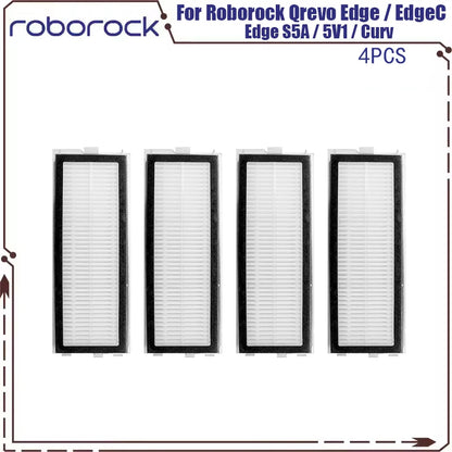 Compatible with Roborock Qrevo Edge / EdgeC / Edge S5A / 5V1 / Curv Vacuum Parts Main Roller Side Brush Hepa Filter Mop Cloth Dust Bag