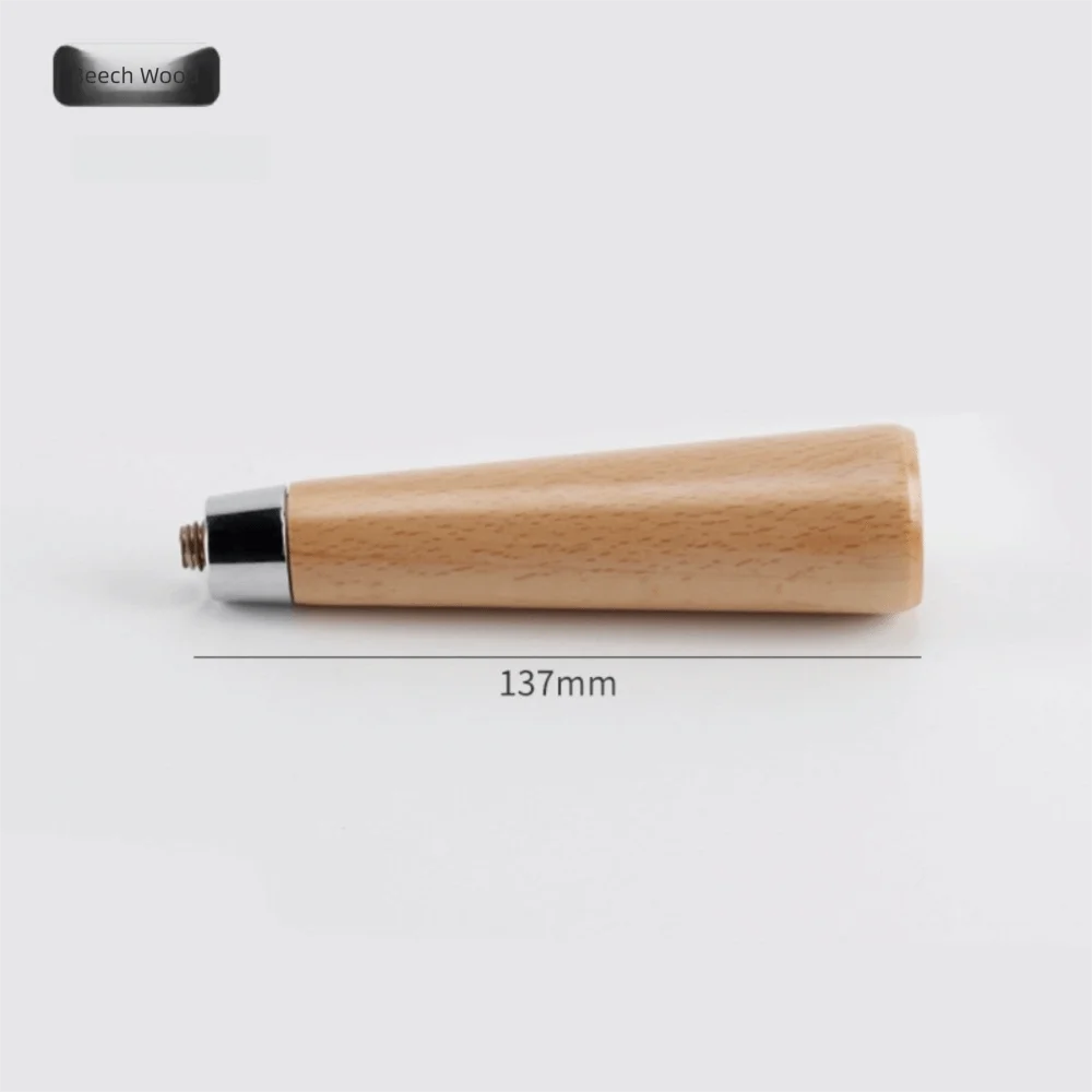 M10 Coffee Portafilter Handle Revolving Solid Wood Coffee Machine Handle Barista Tools for 51/53/58mm Filter Holder Handle
