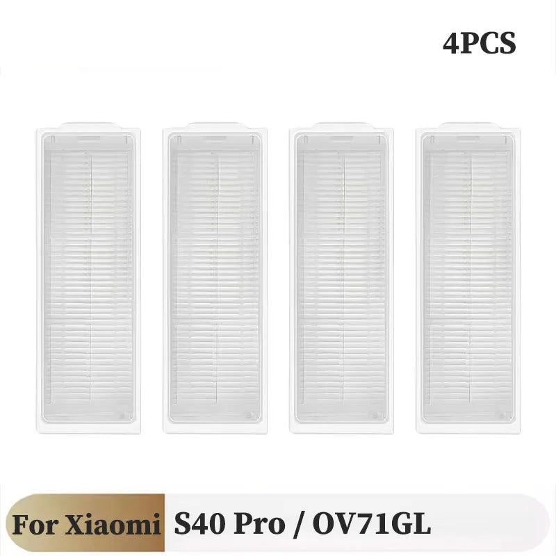 Compatible with Xiaomi S40 Pro / OV71GL Robot Vacuum Replacement Parts Main Side Brush HEPA Filter Mop Cloth Accessories