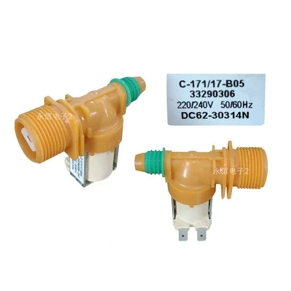 Compatible with Samsung Dishwasher Washing Machine Electric Water Inlet Solenoid Valve DC62-30314N Washer Part