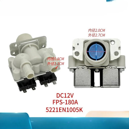 1PC Compatible with washing machine inlet DC solenoid valve switch 5221EN1005K DC12V