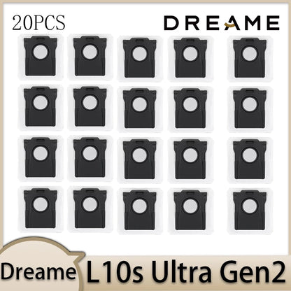 Dreame L10s Ultra Gen2 Robot Vacuum Cleaner Accessories Main Brush Side Brush HEPA Filter Mop Cloths Dust Bag