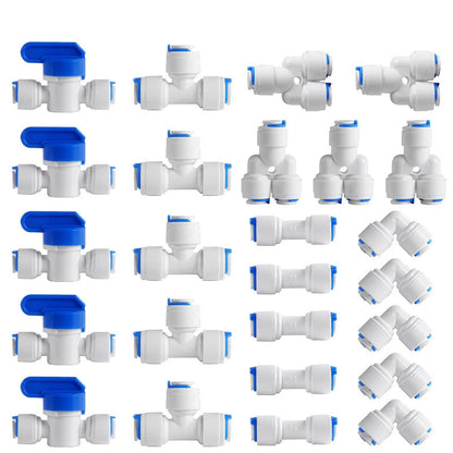 9/18/24/25/29pcs Water purification fittings assembly Coffee machine ice machine water accessories Pipes & Fittings