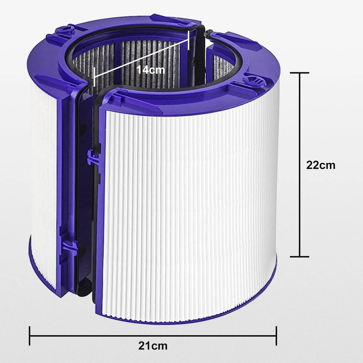 Air Purifier HEPA and Carbon Filter for Dyson TP06, TP09, HP06, PH01, PH02, TP07, HP07, HP09, 970341-01, 965432- 01
