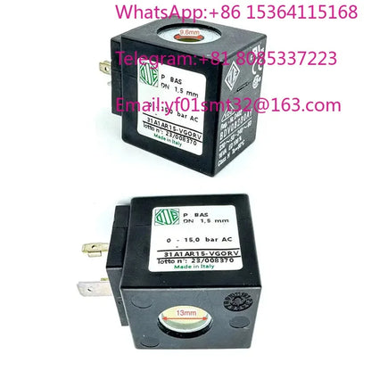 Coffee machine brewing head solenoid valve coil valve core spring