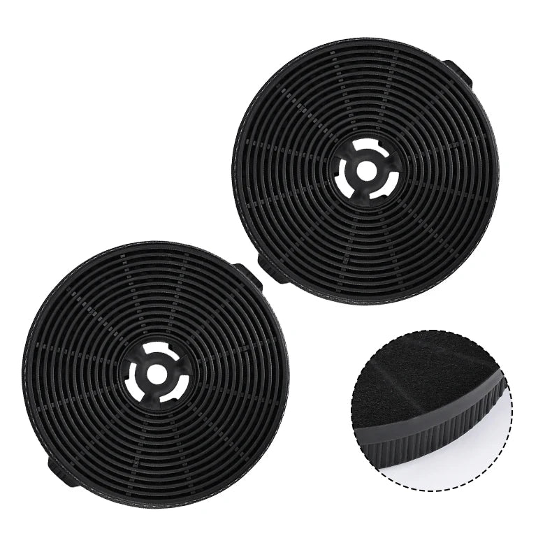 2 PCS 140*25mm Filters Activated Carbon Filters For Kitchen Range Hood Accessories Filter Range Hood Parts Home Appliances