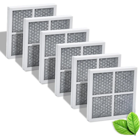 Replacement Refrigerator Air Filter Compatible with LG / Kenmore LT120F / 46-9918 / 469918 / 9918 / ADQ73334008 — 6 Pack