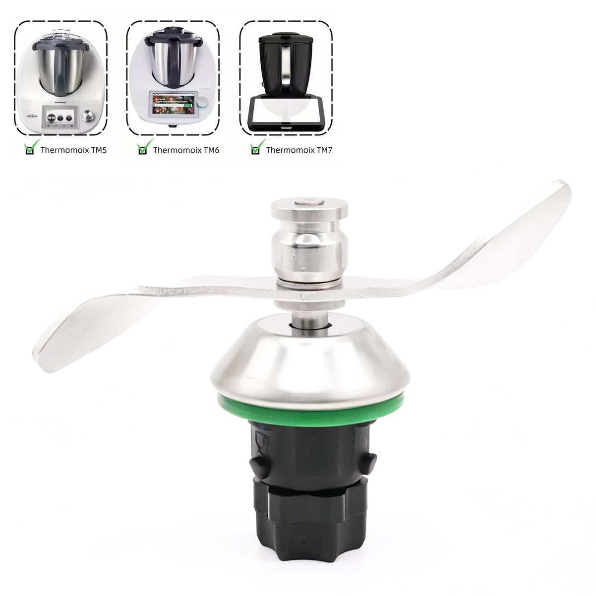 Kneading Dough Blade for Thermomix TM7 TM6 TM5 Knife Blender Mixer Food Processing
