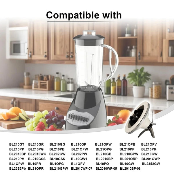 Stainless Steel Blender Blade with Gasket for Blenders BL2020S BL2010WP Replace: 2010BG BL2010BPA [BWASCLIM]