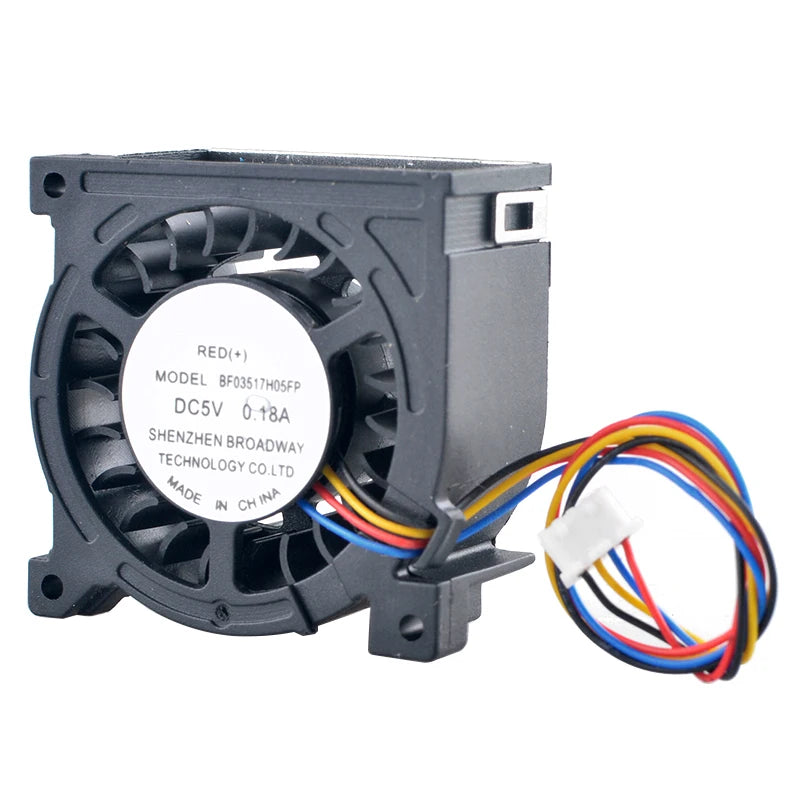 BF03517H05FP 3.5cm 35mm blower fan 35x35x17mm DC5V 0.18A 4pin 4400rpm Centrifugal fan cooling fan for P1 P2 G1G2 micro projector