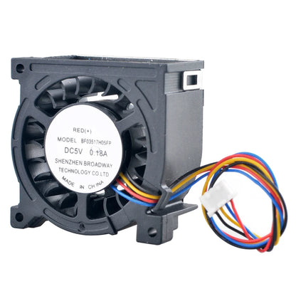 BF03517H05FP 3.5cm 35mm blower fan 35x35x17mm DC5V 0.18A 4pin 4400rpm Centrifugal fan cooling fan for P1 P2 G1G2 micro projector