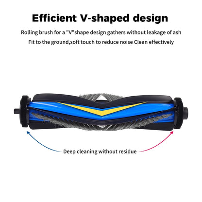 Main Brush Accessory for Ecovacs Deebot T50 Pro OMNI/T50 Pro OMNI/X8 Pro OMNI/N30 Omni Robot Vacuum Roller Brush