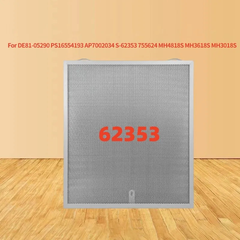 ASWUT-For DE81-05290A, PS16554193 62353 2Pcs Replacement Aluminum Range Hood Grease Filter- Kitchen Vent Parts