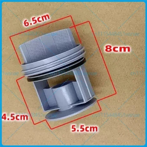 Washer Drainage Pump for Siemens Compatible with Bosch WM1095/1065 WD7205 Washing Machine Drain Outlet Seal Cover Plug Replacement Accessories