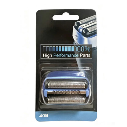 40B Replacement Shaver Foil & Cutters Compatible with Braun CoolTec