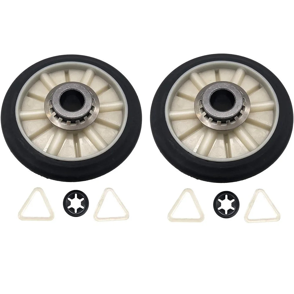 349241T Dryer Rear Drum Support Roller Kit Compatible with Kenmore & Compatible with Whirlpool Dryers 26000349241,337089,3389901,3397588