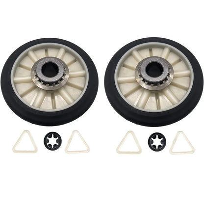349241T Dryer Rear Drum Support Roller Kit Compatible with Kenmore & Compatible with Whirlpool Dryers 26000349241,337089,3389901,3397588