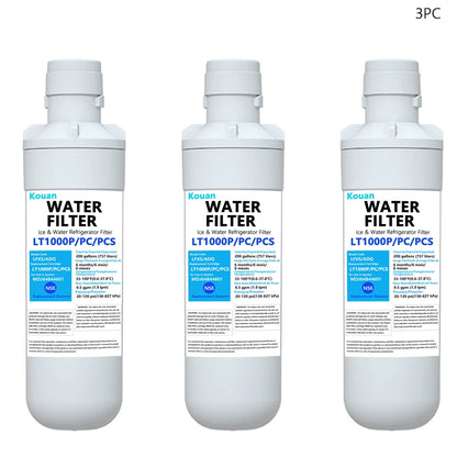 Replacement Refrigerator Water Filter Compatible with LG LT1000P / ADQ747935 / MDJ64844601 / ADQ74793501 / LMXS28626S