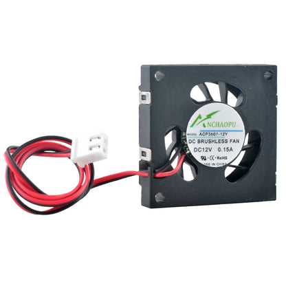 ACP3507-05Y ACP3507-12Y 3.5cm 35mm 2-Pin Centrifugal Blower Fan DC5V/12V Cooling Fan for Projectors And Printers 35x35x7mm